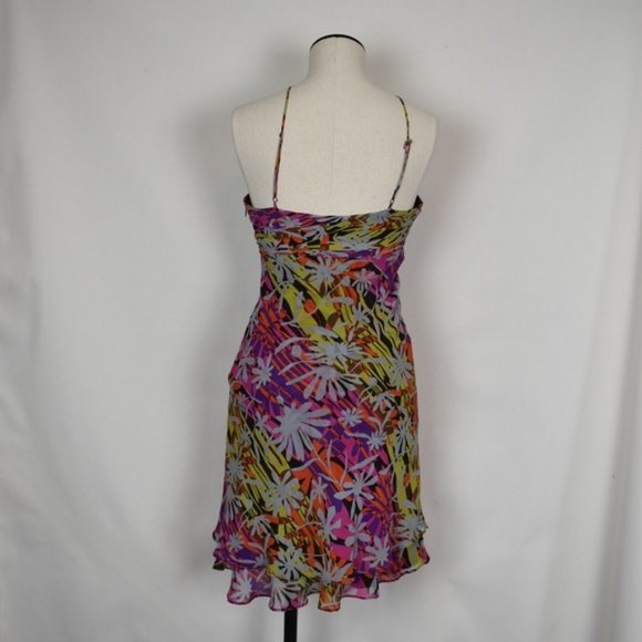 BCBGMAXAZRIA Silk Halter Dress - Picture 2 of 7